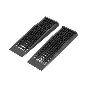 1 pár extra lapos műanyag rámpa autóhoz, szintezéshez, lejáróhoz