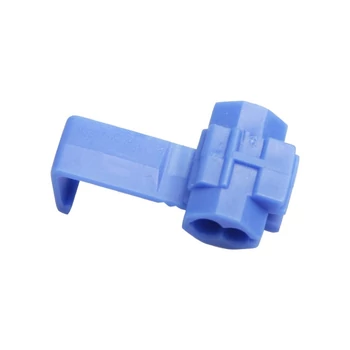 100 db kábel gyorscsatlakozó 0,75–2,5 mm, 15 A, kék