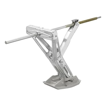 Lakókocsi saroktámasz 1000 kg 605 x 280 mm H 470 mm stabilizáló talppal