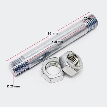 Talicska kerék tengely 160 mm