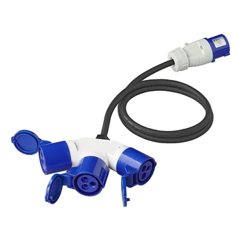 CEE, 3-utas elosztó, 16 A, 150 cm, 3x2,5 mm² CEE, 3-utas elosztó, 16 A, 150 cm, 3x2,5 mm²