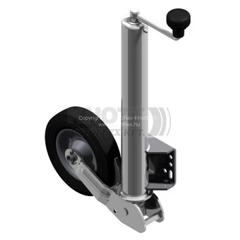 Knott orrkerék 200x60 mm-es, automata felhajtható kerékkel - 250 kg