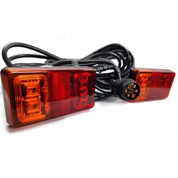 Komplett lámpa szett LED - levehető hátsó lámpákkal