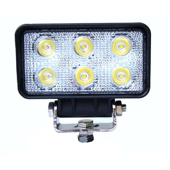 TruckLED munkalámpa, terítő fénnyel szögletes, 14 watt, 12/24 V
