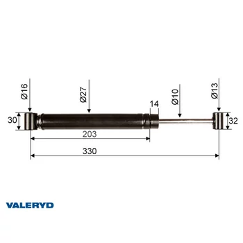 AL-KO 251G gázrugó, 3000 kg