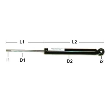 AL-KO 120S / 120SV / 120SR ráfutófék gázrugó