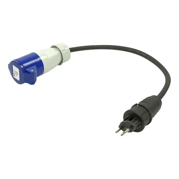 Adapterkábel 40 cm, 3x1,5 mm², svájci dugóról CEE-re Adapterkábel 40 cm, 3x1,5 mm², svájci dugóról CEE-re