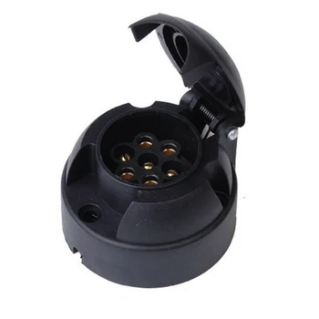 7 pólusú csatlakozó aljzat - műanyag