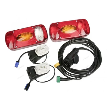 Utánfutó elektromos vezeték 13pin / 7 m MD-36 lámpákkal, SET