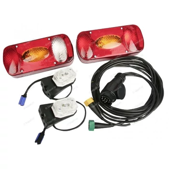 Utánfutó elektromos vezeték 13pin / 9 m MD-36 lámpákkal, SET