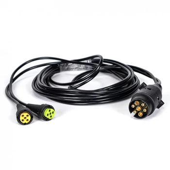 KMR bajonet, utánfutó kábel szett, 7 pólusú, 3,5 méter