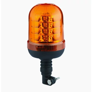 Villogó lámpa narancs LED 12/24 V csavaros rögzítés