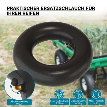 Fűnyíró traktor tömlő, 13x5.00-6, ferde szeleppel