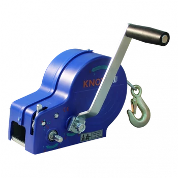 Knott 1150, kézi csörlő, max. 1150 kg, 10 méter drótkötéllel