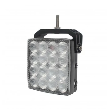 TruckLED munkalámpa, terítő fénnyel szögletes, 48 watt, 12/24 V