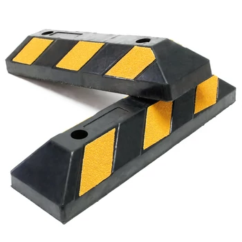 2 db kerékütköző reflektorokkal, 550 x 150 x 100 mm