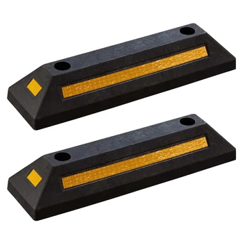 2db kerékütköző gumiból - 56 x 15 x 10 cm