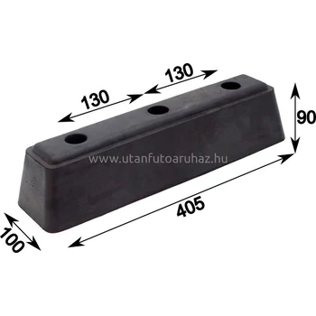 Ütköző gumi 405X100X90