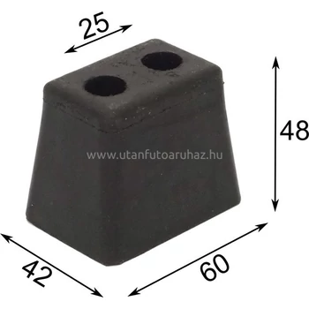 Ütköző gumi 60 X 42 X 48