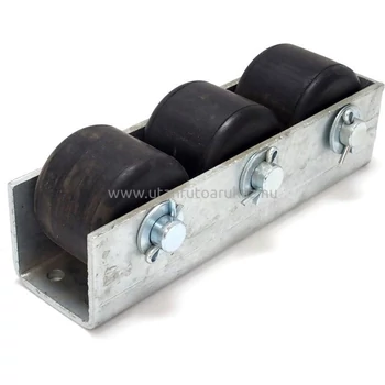 Görgős ütköző tripla függőleges fém házban Görgős ütköző tripla függőleges fém házban