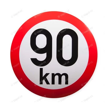 Sebesség matrica 90 km, 150 mm átmérő