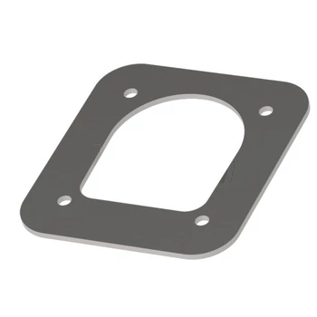 Knott négyszögletes rakományrögzítő ellendarab, 4 furatos