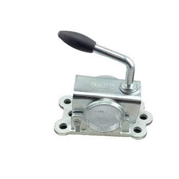 Knott öntvény talpas bilincs orrkerékhez, támasztólábhoz, Ø48 mm