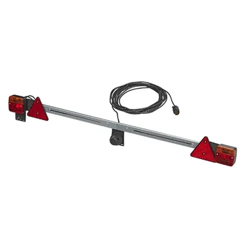 Utánfutó lámpahíd - 140-200cm teleszkópos + 12 m vezetékkel