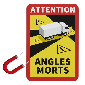 Mágnes matrica "Figyelemszögek Morts!" kamion