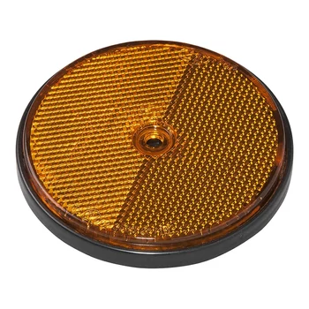 Csavarozható 80 mm-es narancssárga kerek prizma