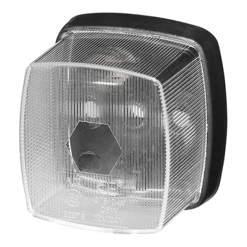 Első helyzetjelző lámpa fehér 65x60mm Első helyzetjelző lámpa fehér 65x60mm