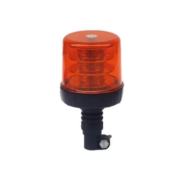 Villogó lámpa narancs LED 12/24 V, csavaros