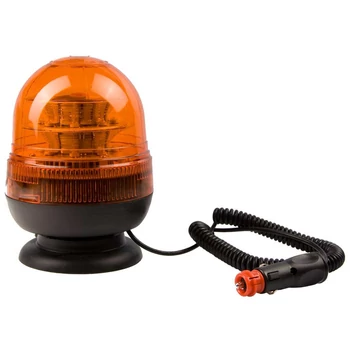 Villogó lámpa narancs LED 12/24 V, mágneses