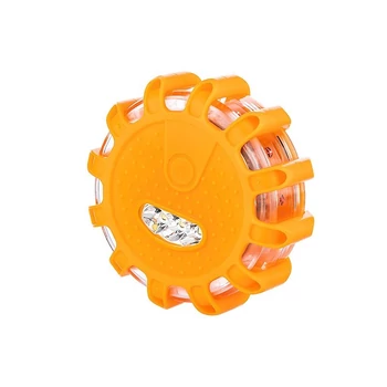 Biztonsági villogó LED lámpa, mágneses korong, Carmotion