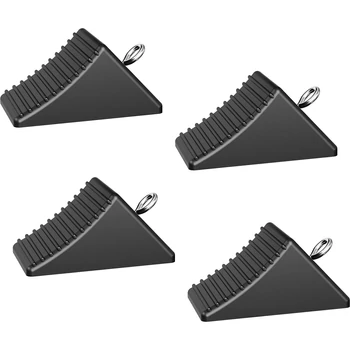 Wiltec gumikerékék készlet – 4 db, rögzítőgyűrűvel, 205×125×100 mm