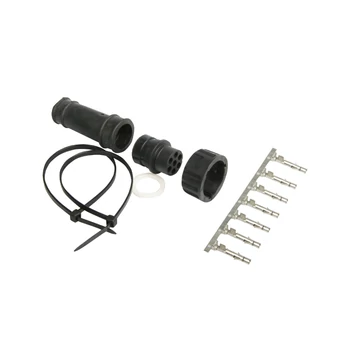 WAS bajonet csatlakozó, szerelhető, 5 pólusú, 1 kábel kivezetéssel