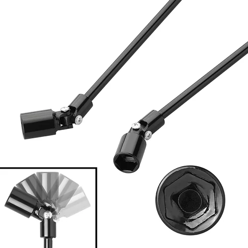 Kép 3/5 - Lakókocsi saroktámasz merevítő rúd 740 mm 19 mm adapterrel