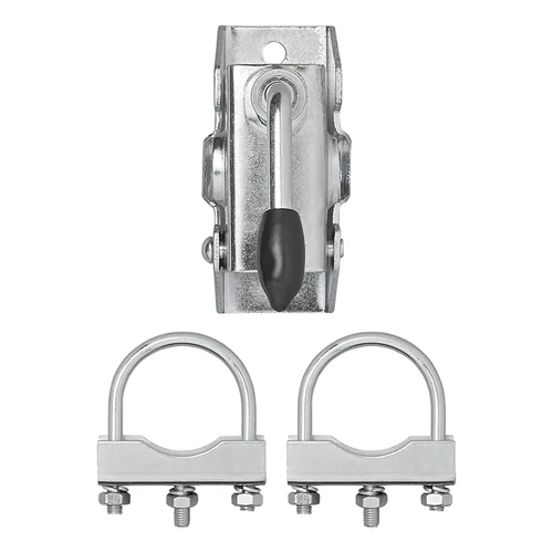 Kép 3/3 - Bilincs szett Ø60 vagy Ø70 mm cső vonórudra, orrkerék felfogatáshoz