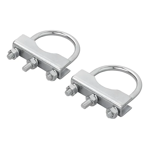 Rögzítő bilincs szett orrkerék cső vonórúdhoz U kengyel 60-70 mm