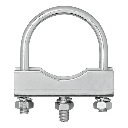 Kép 6/7 - Rögzítő bilincs szett orrkerék cső vonórúdhoz U kengyel 60-70 mm