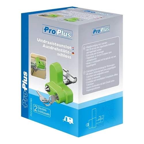 Kép 7/7 - Saroktámasz zár 2 kulccsal