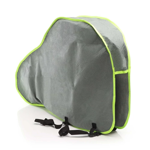 Kép 2/4 - Vonófej takaró utánfutókhoz és lakókocsikhoz, ezüst színű, 210D Oxford anyagból