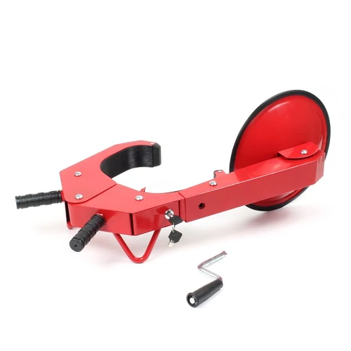 XPOtool kerékbilincs acél- és alumíniumfelnikhez (10-18 col), lopásgátló eszköz kulcsokkal.