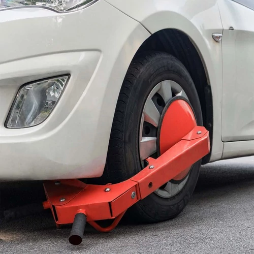 Kép 3/6 - XPOtool kerékbilincs acél- és alumíniumfelnikhez (10-18 col), lopásgátló eszköz kulcsokkal.