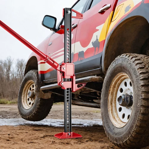 Kép 2/8 - Wiltec farm jack (3000 kg, 12,2–76 cm), masszív és kompakt, terepjárókhoz és nagy járművekhez.