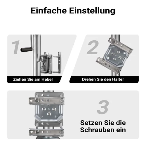 Kép 5/8 - XPOtool orrkerék 147x48 mm-es, automata felhajtható kerékkel - 680 kg