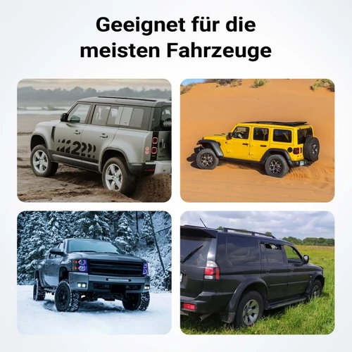 Kép 5/8 - Wiltec rámpa készlet (2 db, 7 t, 581 x 295 x 65 mm) terepjárókhoz és elakadt járművekhez.