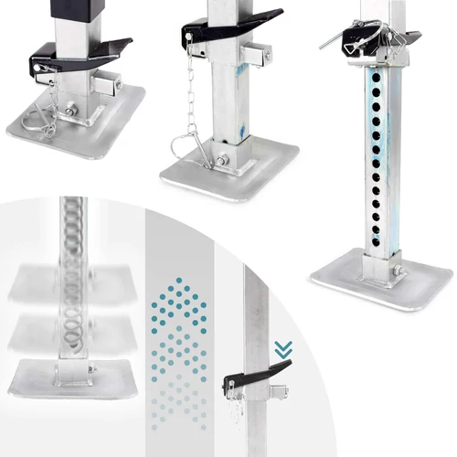 Kép 5/7 - Wiltec állítható támasztóláb (553-740mm)