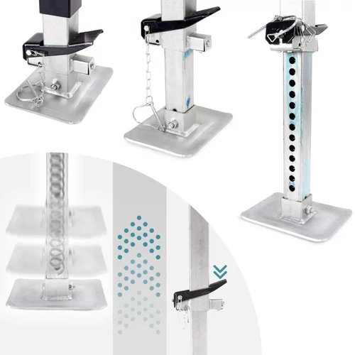 Kép 5/7 - Wiltec állítható támasztóláb (620-805mm)