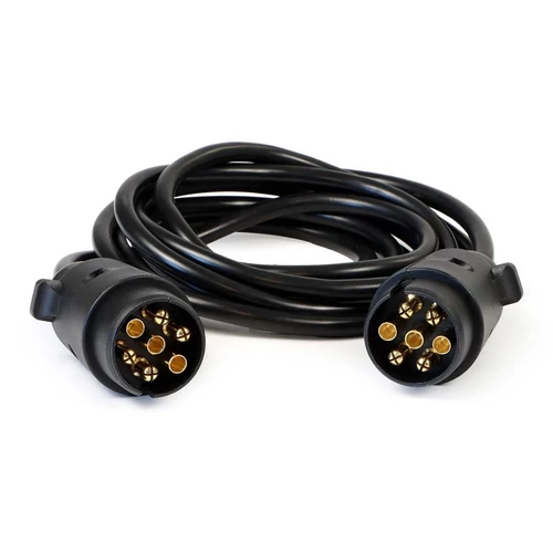 Wiltec átalakító kábel 7 dugvilla, 7 pólusú dugalj, 3 méter